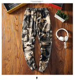 Camouflage Streetwear Cargo Pants Women Casual Joggers Black High Waist Loose Female Trousers Korean Style Ladies Pants