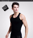 Man's Cotton Solid Seamless Underwear Brand Clothing Mens Sleeveless Tank Vest Comfortable Undershirt Mens Undershirts