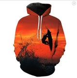 Hoodies Sweatshirts Men Zipper Hoodie 3d Printing Pullover Animal Tracksuits Brand Coat Streetwear Drop Ship size XS-3XL