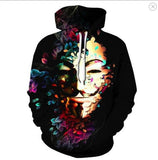 Hoodies Sweatshirts Men Zipper Hoodie 3d Printing Pullover Animal Tracksuits Brand Coat Streetwear Drop Ship size XS-3XL