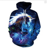 Hoodies Sweatshirts Men Zipper Hoodie 3d Printing Pullover Animal Tracksuits Brand Coat Streetwear Drop Ship size XS-3XL