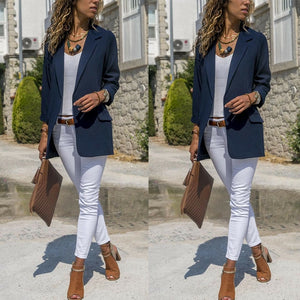 2019 New Sytyle Fashion Women Lady Suit Coat Business Blazer Long Sleeve Jacket Outwear Clothes Female Blazers