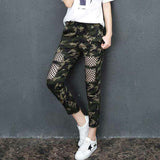 Camouflage Streetwear Cargo Pants Women Casual Joggers Black High Waist Loose Female Trousers Korean Style Ladies Pants