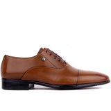 Fosco-Tan Leather Neolit Men 'S Classic Shoes