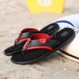 Hot Sale Men Summer Slippers Black Flip Flops Beach Shoes Men Comfortable Leisure Man Sneakers Designer Massage Men Flip Flops