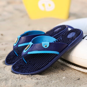 Hot Sale Men Summer Slippers Black Flip Flops Beach Shoes Men Comfortable Leisure Man Sneakers Designer Massage Men Flip Flops