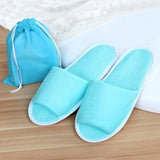 Dropshipping New Simple Slippers Men Women Hotel Travel Spa Portable Folding House Disposable Home Guest Indoor Slippers BigSize