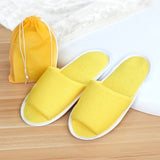 Dropshipping New Simple Slippers Men Women Hotel Travel Spa Portable Folding House Disposable Home Guest Indoor Slippers BigSize