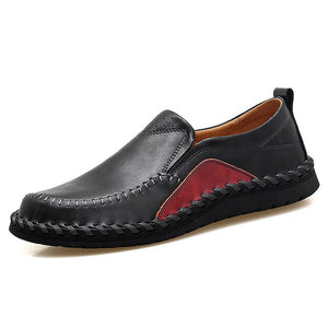 2019 Men's Shoes Casual Shoes Fashion Slip On Mens Loafers Large Size 38-47 Men Driving Shoes Black White Footwear Leather