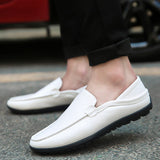 Mazefeng 2019 New Summer Man Leather Slip-On Casual Shoes Adults Fashion Lazy Loafers Men Driving Doug Shoes Breathable