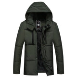 Winter men's cotton-padded business casual warm padded men's coat hooded cotton-padded jacket clothes  men winter coats