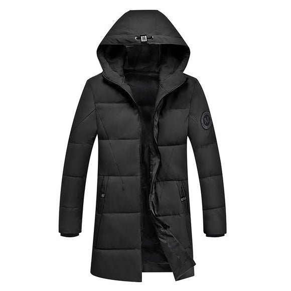 Winter men's cotton-padded business casual warm padded men's coat hooded cotton-padded jacket clothes  men winter coats