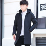 2018 New Arrival Man Clothes Thickening Cotton padded winter Jacket parka hombre men Long Style Wear Loose Coat casaco masculino
