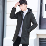 2018 New Arrival Man Clothes Thickening Cotton padded winter Jacket parka hombre men Long Style Wear Loose Coat casaco masculino