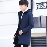 2018 New Arrival Man Clothes Thickening Cotton padded winter Jacket parka hombre men Long Style Wear Loose Coat casaco masculino