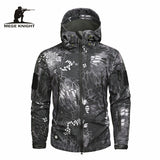 Mege Brand Clothing Autumn Men's Military Camouflage Fleece Jacket Army Tactical Clothing  Multicam Male Camouflage Windbreakers