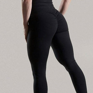 Fashion Breathable Solid High Waist Push Up Leggings Women Sexy Workout Legging Femme Highly Elastic Classic Trousers  7 Color