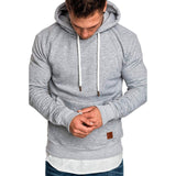 sweatshirt men 2018 NEW hoodies brand male long sleeve solid hoodie men black red big size poleron hombre #0301 25