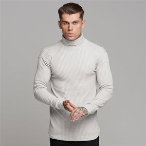 New Fashion Winter Sweater Men Warm Turtleneck Mens Sweaters Slim Fit Pullover Men Classic Sweter Men Knitwear Pull Homme