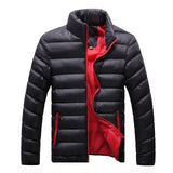 Winter Jacket Men 2019 New Cotton Padded Thick Jackets Parka Slim Fit Long Sleeve Quilted Outerwear Clothing Warm Coats