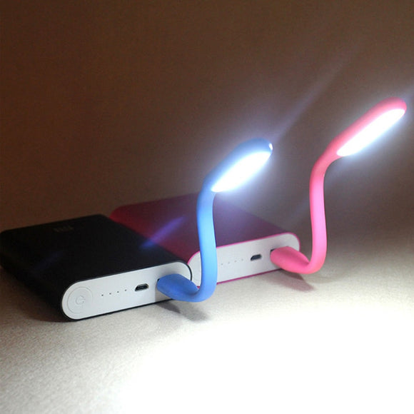 1 PCS Foldable Blue Super Bright USB Led Light Mini Portable Flexible Book Light Reading Light for Mobile Power Computer Laptop