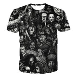 Freddy Jason Murderers Horror Movies 3D Printed Hoodies Men / Women Hooded Sweatshirts Spring Outerwear Unisex Polluver 3XS-5XL