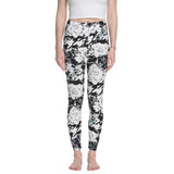 Women Leggings High Waist Cartoon Comic Beauty Print Trousers Soft Female Casual Elastic Pant