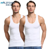 Gym Undershirt Men Cotton Summer Sleeveless Vest Tops Casual Vests Underwear Mens Singlet