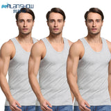 Gym Undershirt Men Cotton Summer Sleeveless Vest Tops Casual Vests Underwear Mens Singlet