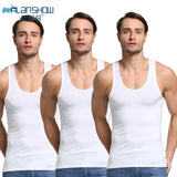 Gym Undershirt Men Cotton Summer Sleeveless Vest Tops Casual Vests Underwear Mens Singlet