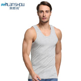 Gym Undershirt Men Cotton Summer Sleeveless Vest Tops Casual Vests Underwear Mens Singlet